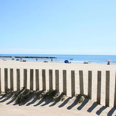 South-of-france T2 Neuf De Gamme, Climatise, Parking Gratuit, 2eme Ligne, Balcon 2 Карнон-Плаж