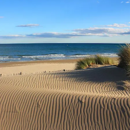 South-of-france T2 Neuf De Gamme, Climatise, Parking Gratuit, 2eme Ligne, Balcon 2 * Карнон-Плаж
