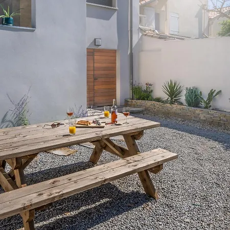 Апартаменты South-of-france T2 Neuf De Gamme, Climatise, Parking Gratuit, 2eme Ligne, Balcon 2 *