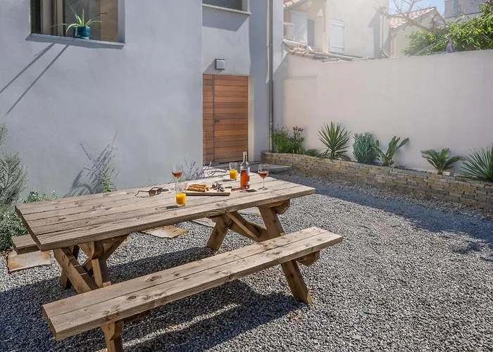 Διαμέρισμα South-of-france T2 Neuf De Gamme, Climatise, Parking Gratuit, 2eme Ligne, Balcon 2 *